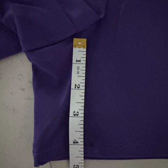 NWT INC International Concepts Purple Lily Mid-Rise Dressy Shorts - Picture 6 of 8